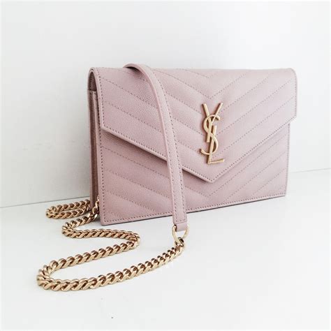 YSL pink sling bag